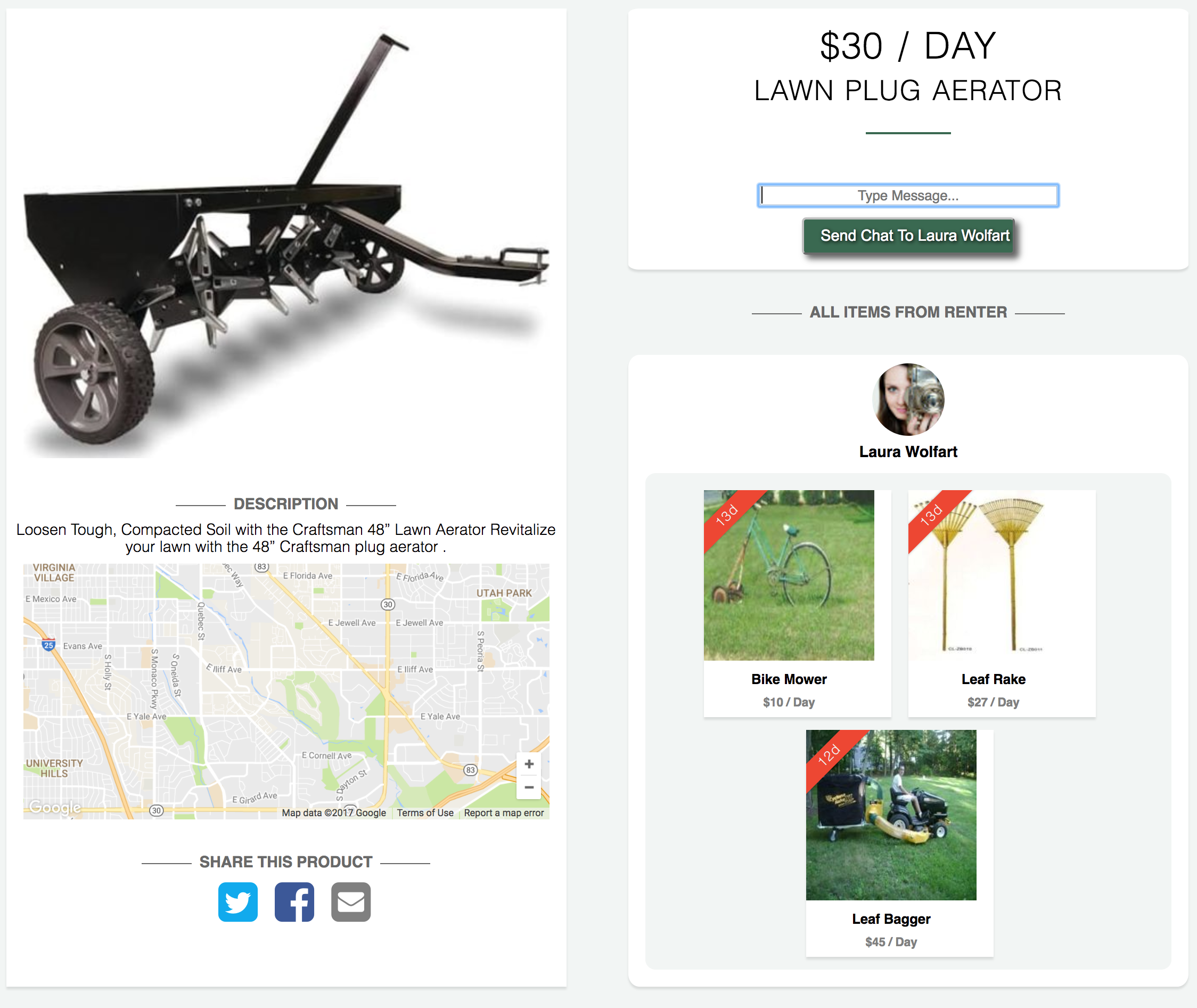 let it mow is an app where people can share yard equipment